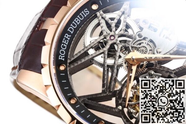 BBR Factory Replicas Roger Dubuis Excalibur RDDBEX0393 Rose Gold Case: The Ultimate King Series Tourbillon