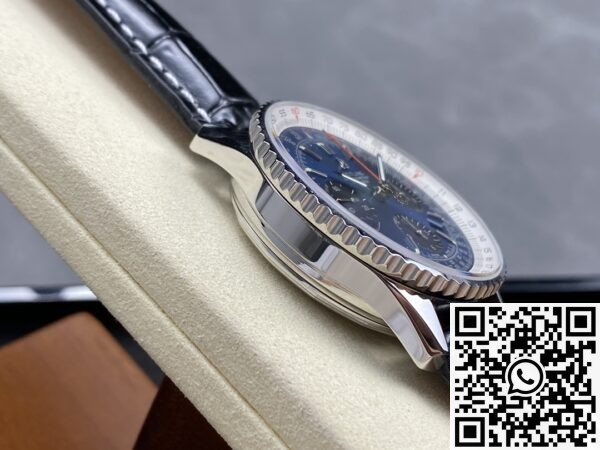 BLS Factory Breitling Navitimer Replica AB0127211C1A1 Blue Dial Leather Strap: A Classic Reimagined