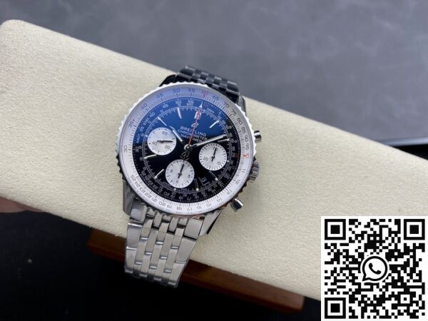 BLS Factory Breitling Navitimer Replica AB0127211C1A1 Black Dial 46MM: A Bold Aviation Icon