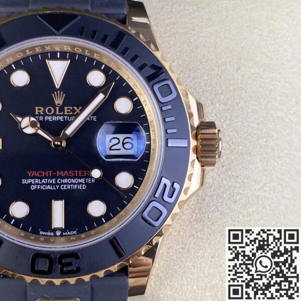 GOLD Factory Rolex Yacht-Master Replicas M126655-0002 Rose Gold 40mm: A Premium Replica with Unmatched Authenticity