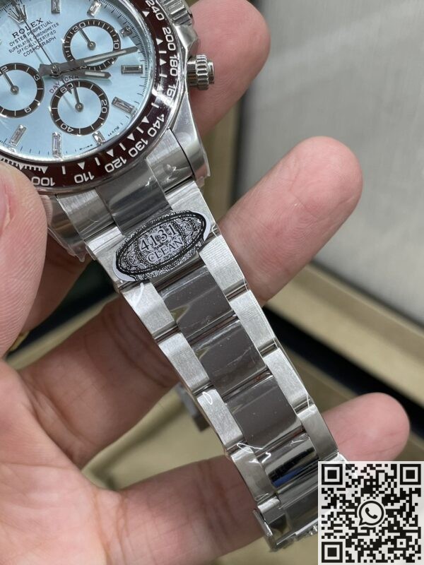 Clean Factory Replicas Rolex Cosmograph Daytona M126506-0002 Ice Blue Diamond Scale: A Masterpiece of Precision and Elegance