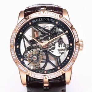 BBR Factory Replica Watch Roger Dubuis Excalibur RDDBEX0393: The King Returns with Rose Gold Diamond Case