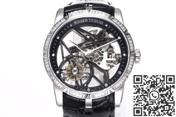 BBR Factory Fake Watch Roger Dubuis Excalibur RDDBEX0393 Diamond Case: The Ultimate King Series Tourbillon