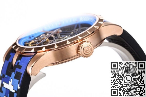 BBR Factory Roger Dubuis Replicas Excalibur RDDBEX0393 Blue Watchband: A New Era in Tourbillon Timepieces