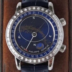 AI Patek Philippe Calatrava 6104G-001 Navy blue Dial