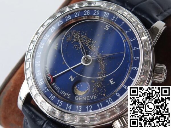 AI Patek Philippe Calatrava 6104G-001 Navy blue Dial