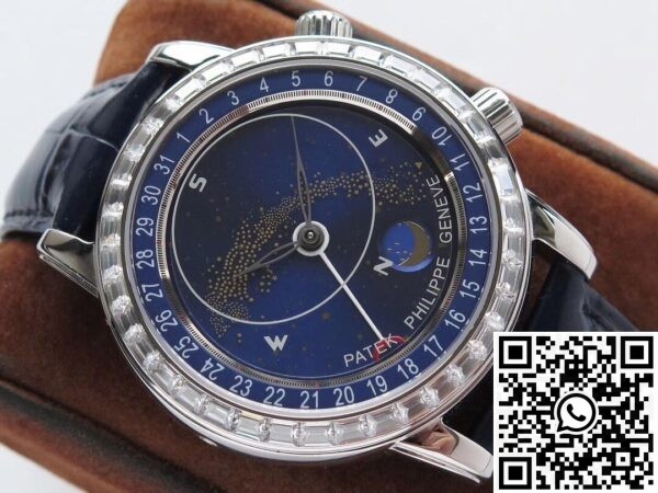 AI Patek Philippe Calatrava 6104G-001 Navy blue Dial