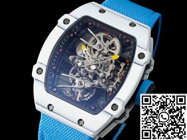 Richard Mille Replica RM27-02 Tourbillon Blue Nylon Strap