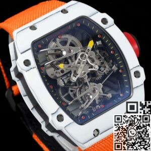 Richard Mille Replica Watch RM27-02 Tourbillon Orange Nylon