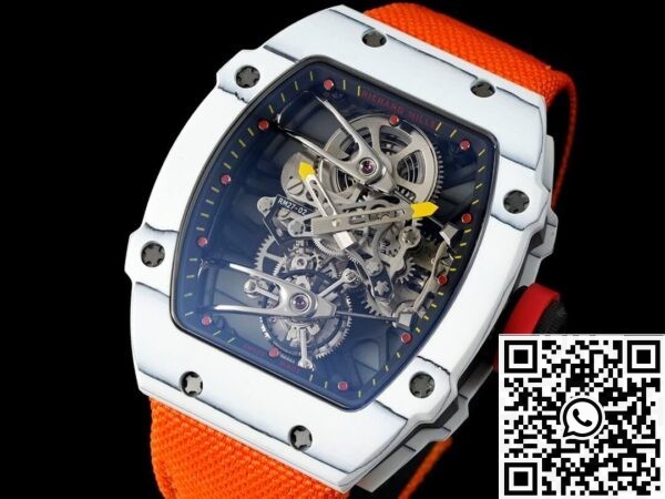 Richard Mille Replica Watch RM27-02 Tourbillon Orange Nylon