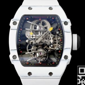 Replica Richard Mille White RM Factory RM27-02 Tourbillon Strap