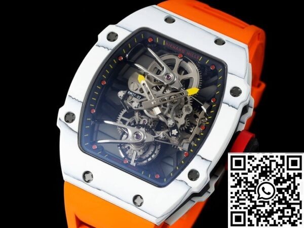 Buy Richard Mille Replica RM27-02 Tourbillon Orange Strap