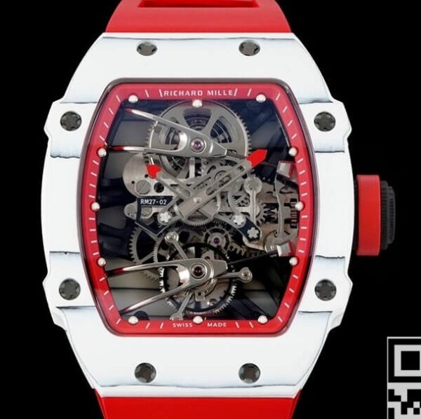 Richard Mille Red Strap RM Factory RM27-02 Tourbillon