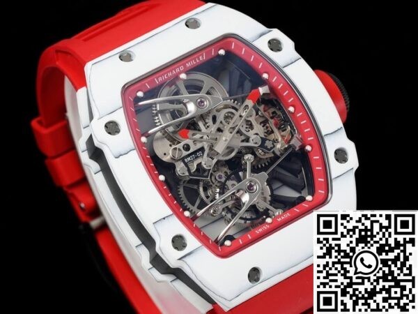 Richard Mille Red Strap RM Factory RM27-02 Tourbillon