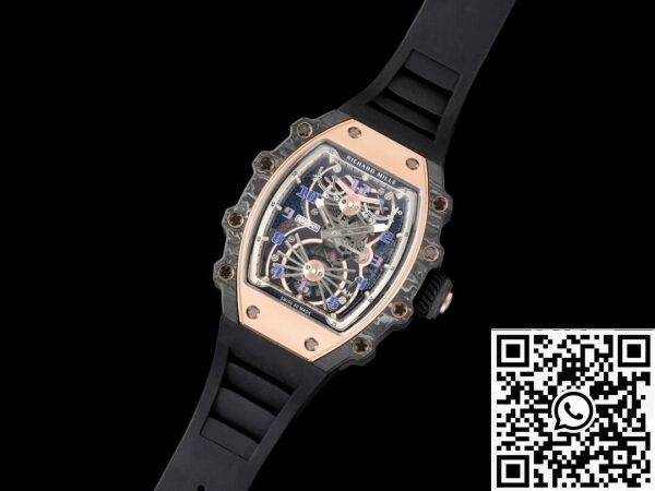 RM Factory Black Strap Richard Mille RM21-01 Tourbillon