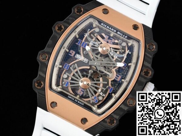 Tourbillon White Strap RM Factory Richard Mille RM21-01