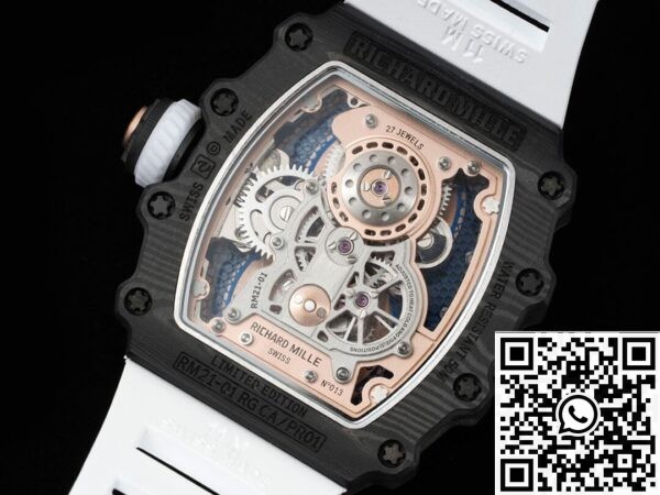 Tourbillon White Strap RM Factory Richard Mille RM21-01