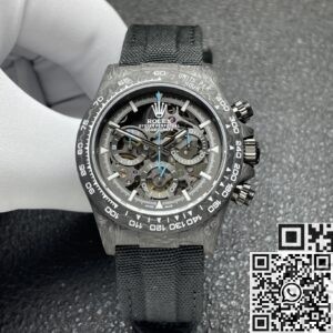 DIW Rolex Replica Custom Daytona Carbon Fiber Case Black