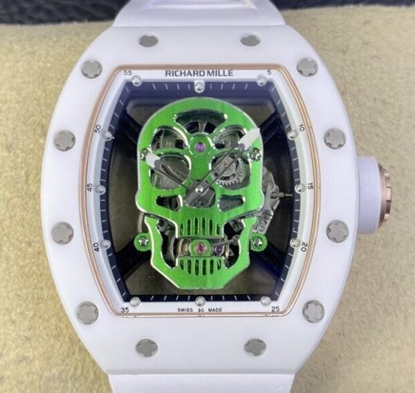 Richard Miller RM52-01 Replica - Tourbillon White