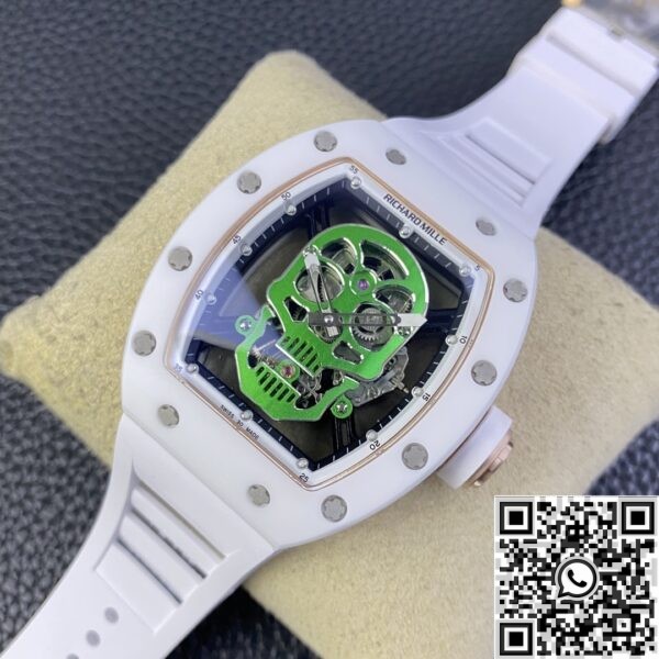 Richard Miller RM52-01 Replica - Tourbillon White