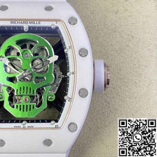 Richard Miller RM52-01 Replica - Tourbillon White