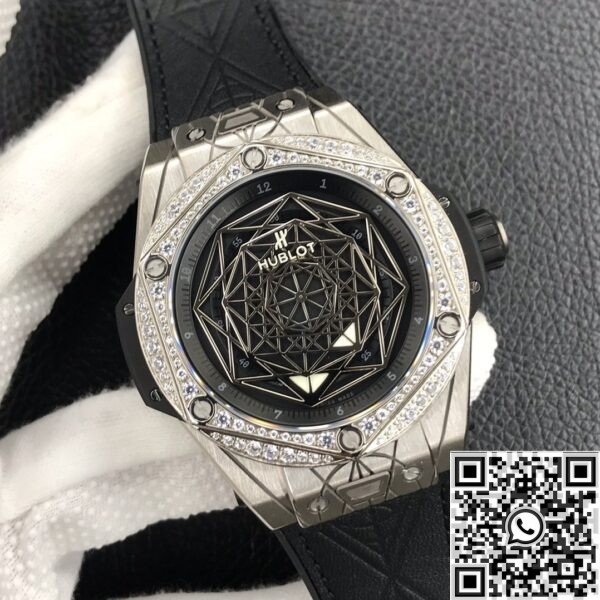 WWF Factory Replica Hublot - Big Bang Titanium Case Diamond