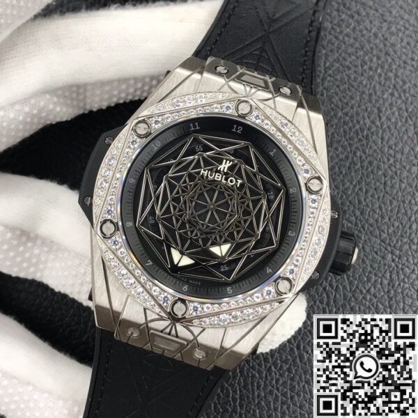 WWF Factory Replica Hublot - Big Bang Titanium Case Diamond