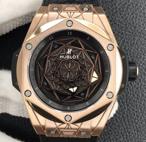 Hublot Big Bang Copy - WWF Factory Gold Case