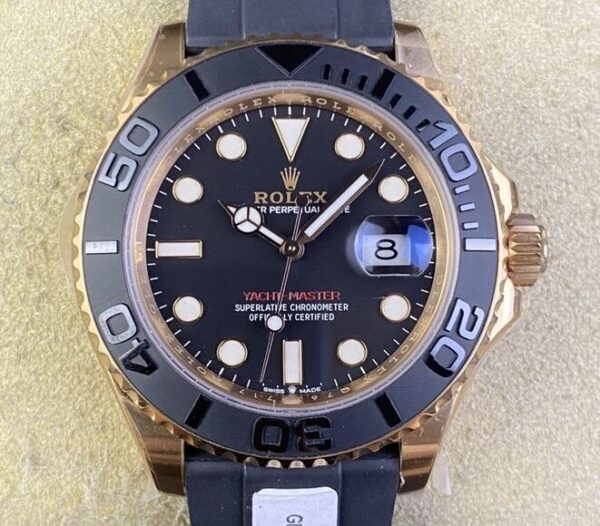 IS Factory Replica Rolex Yacht Master M226659 Rose Gold Watch