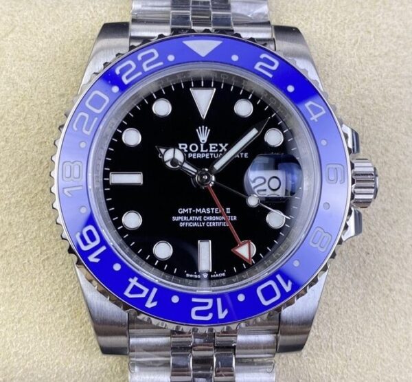 OW Factory Replica Rolex GMT Master II M126710BLNR