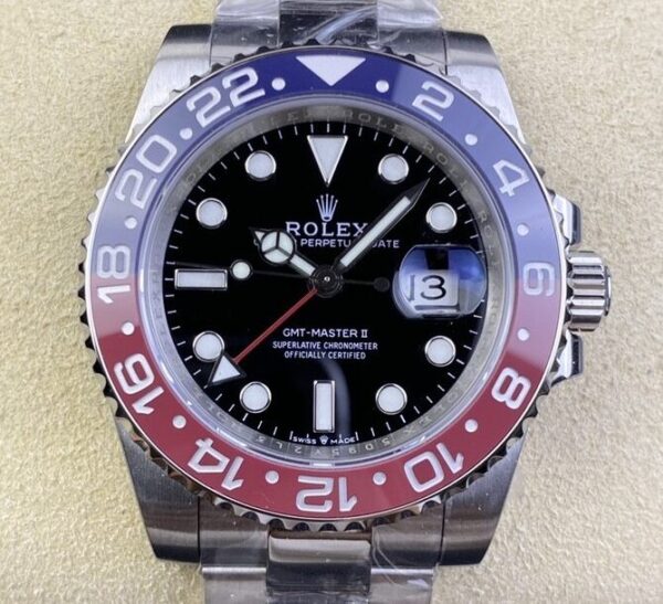 OW Factory Replica Rolex GMT Master II 116719-BLRO