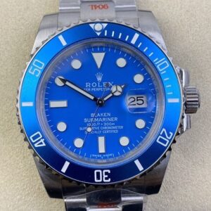 Custom Rolex Watch SW Submariner 116610LN Blue Dial