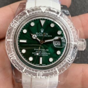 CH Custom Rolex Submariner Dark Green Dial Watch