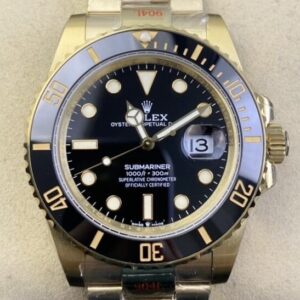 GM Factory Fake Rolex Submariner M126618LN-0002 Gold Watch