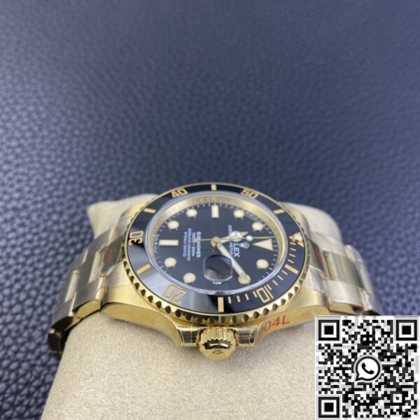 GM Factory Fake Rolex Submariner M126618LN-0002 Gold Watch