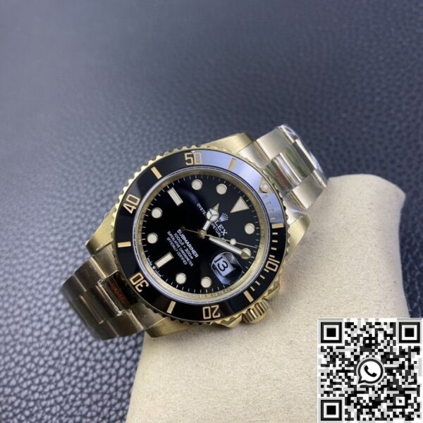 GM Factory Fake Rolex Submariner M126618LN-0002 Gold Watch