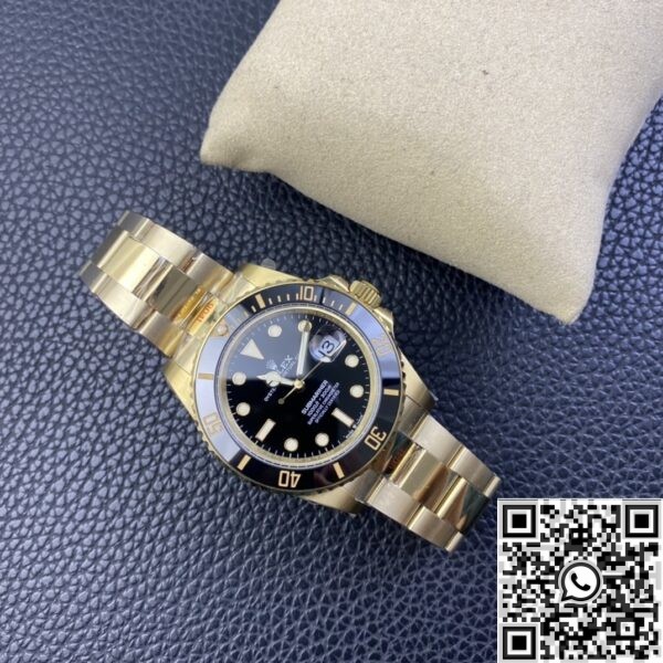 GM Factory Fake Rolex Submariner M126618LN-0002 Gold Watch