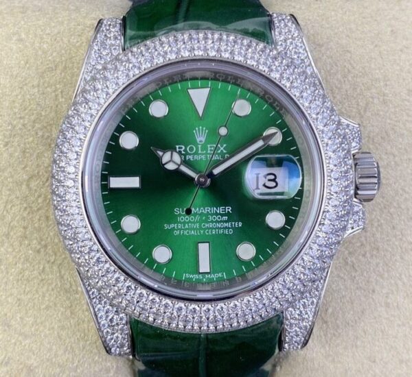 IPK Custom Rolex Watch Submariner Diamond Set Watch