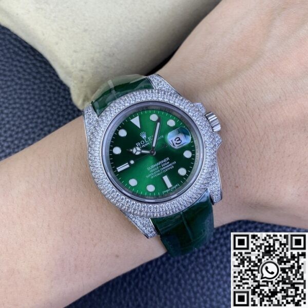 IPK Custom Rolex Watch Submariner Diamond Set Watch