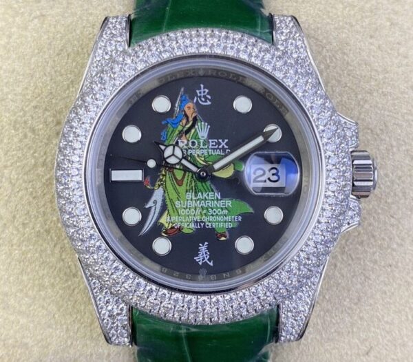 IPK Custom Submariner Rolex Chinese Loyalty Guan Gong Dial