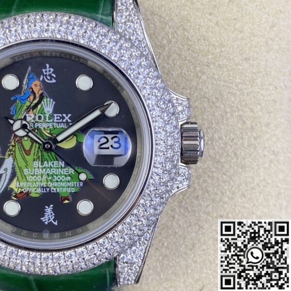 IPK Custom Submariner Rolex Chinese Loyalty Guan Gong Dial