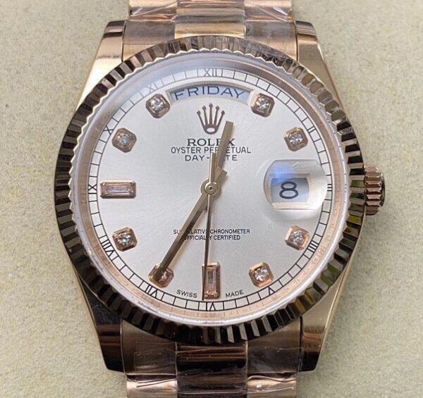 Best Rolex Replicas Day Date 118238 Rose Gold BP Factory