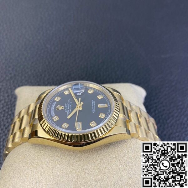 Rolex Air king Replica Day Date M128238 Rose Gold Diamond