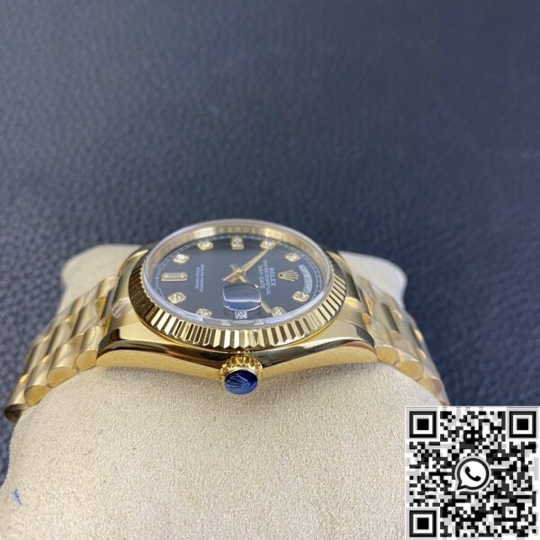 Rolex Air king Replica Day Date M128238 Rose Gold Diamond