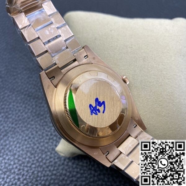 BP Factory Fake Rolex - Day Date Rose Gold Diamond Watch