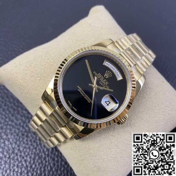 Swiss Replica Rolex Custom Day Date Dials Gold BP Factory