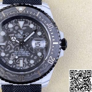 Custom Rolex Sea-Dweller DIW Carbon Fiber Case Watch