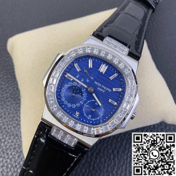 Fake Patek Philippe Nautilus GR Factory 5724 Diamond Bezel