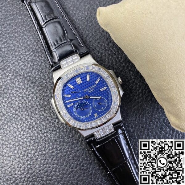 Fake Patek Philippe Nautilus GR Factory 5724 Diamond Bezel