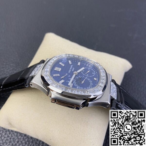 Fake Patek Philippe Nautilus GR Factory 5724 Diamond Bezel